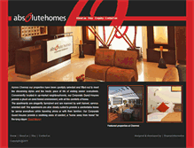 Tablet Screenshot of absolutehomes.in